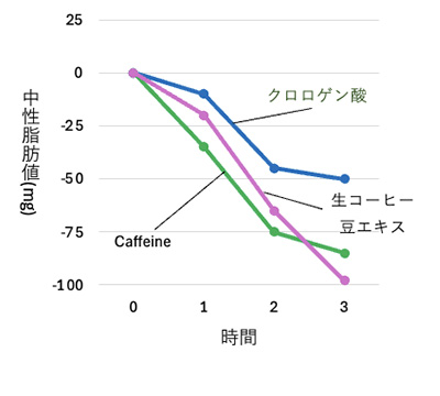 中性脂肪を抑える作用